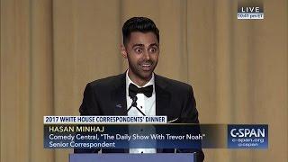 Hasan Minhaj COMPLETE REMARKS at 2017 White House Correspondents Dinner C-SPAN