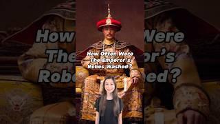 How Often Were The Emperor’s Robes Washed?  #china #chinesehistory #emperor #traditionalwear #qing
