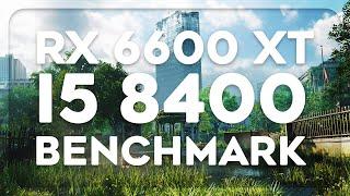 RX 6600 XT + I5 8400 Benchmark in 2023