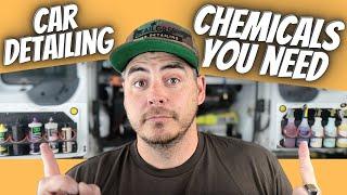 Best products to DETAIL A CAR  Best car detailing chemicals Made Easy