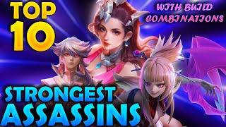 Top 10 Strongest Assassins  With builds and arcana  Arena of Valor  LiênQuân Mobile  RoV  AoV