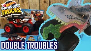 Hot Wheels Monster Trucks - Double Troubles Boneshaker & Mega-Wrex