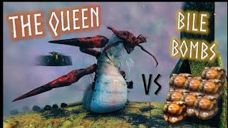 The Queen... 88 bile bombs... 85 seconds - Valheim MISTLANDS experiment