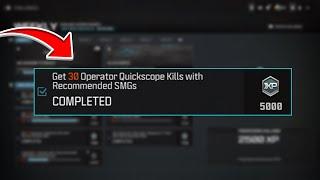 *EASY* Get 30 QUICKSCOPE Kills With RECOMMENDED SMGs In MW3