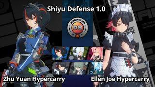 C0 Zhu Yuan Hypercarry & C0 Ellen Joe Hypercarry - Zhiyu Defendse 8 S Rank Zenless Zone Zero