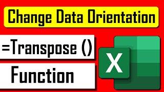 How to Use TRANSPOSE Function in Excel