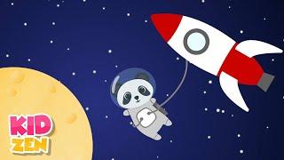 Relaxing Music for Kids Panda on the Moon  12 Hours of Cute Sleeping Video for Babies