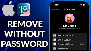 How To Remove Apple ID Without Password iOS 18  Remove Apple Account Without Password iOS 18