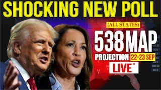 LIVE 2024 US Presidential Election - State-by-State Projections Harris vs. Trump