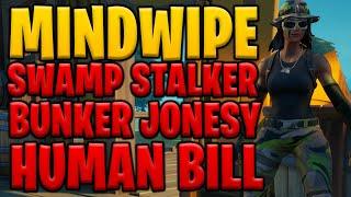 Where to Mindwipe Swamp Stalker Bunker Jonsey or Human Bill in Fortnite Chapter 2 Season 7