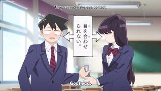 Komi san shyly asks Tadanos phone number and their first call  Komi Cant Communicate Episode 3