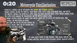 Motorcycle Familiarization in 60 Seconds Know Your Bike Basics