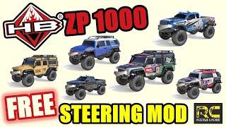 STEERING MOD for the HB ZP1000 112 RC Crawler - ZP1005 ZP1006 ZP1007 ZP1008 ZP1009 ZP1010