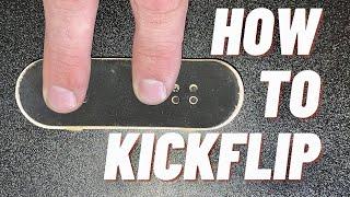 How To Kickflip on a Fingerboard Beginners Guide to Landing the Trick