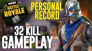 32 Kill Solo Squads Fortnite Battle Royale Gameplay - Ninja