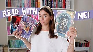 what I realistically read in a week  *spoiler-free reading vlog*