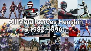 All Metal Heroes Henshin 1982-1996