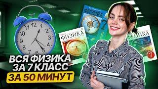 Вся физика 7 класс за 50 минут  Разбор всех тем  Умскул Средняя школа