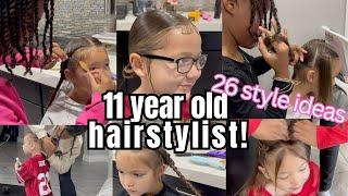 11 yo Hairstylist 26 cute girl hairstyle ideas -  Christy Gior