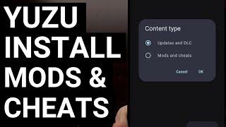 NEW Way to Install a Mod Patch or Cheat to a Switch Game in Yuzu for Android