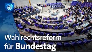 Warum wird der Bundestag immer größer und was wollen die Parteien dagegen tun?