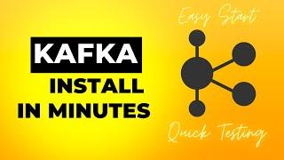 Install kafka in minutes  Start services easily using homebrew