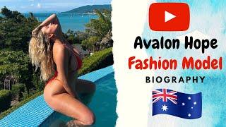 Avalon Hope  Australian Curvy Model & Instagram Influencer  Wiki Biography