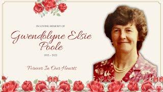 Live Stream of the Interment of Gwendolyne Poole