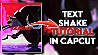 text shake tutorial in capcut 