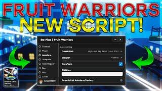 Fruit Warriors️ SCRIPTGUI  *2023* Showcase Pastebin  Roblox