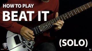 How to Play Beat It Solo - Eddie Van Halen Michael Jackson