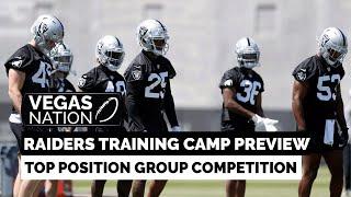 Raiders Training Camp Preview Position group competitions players to watch