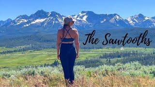 The glorious Sawtooth Mountains in Stanley Idaho #shorts