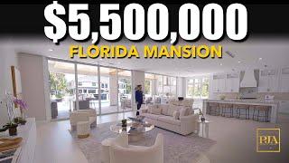 Inside a $5500000 FLORIDA MANSION in Fort Lauderdale  Luxury Home Tour  Peter J Ancona