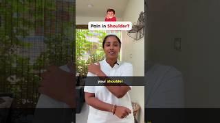 3 Easy Stretches for Shoulder Pain with Wall Support #shorts #shoulders