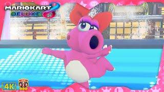 Mario Kart 8 Deluxe DLC ⁴ᴷ Boomerang Cup 200cc 3-Star Rank Birdo gameplay