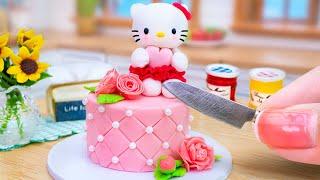 So Tasty Hello Kitty Cake Tutorials  Fancy Fondant Cake Decorating Ideas  Mini Yummy Recipes