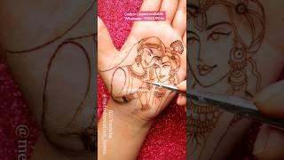 Radhe krishna mehndi #janmashtamimehndi #janmashtami #mehandiclass #hennadesign