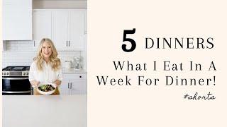 What I Eat In A Week For Dinner  5 Healthy Dinner Ideas Healthy Grocery Girl