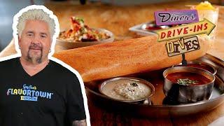 Guy Fieri Eats KNOCK-OUT Masala Dosas in Canada  Diners Drive-Ins and Dives  Food Network