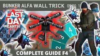 Complete Guide Bunker Alpha Floor 4  wall trick  Last Day On Earth Survival