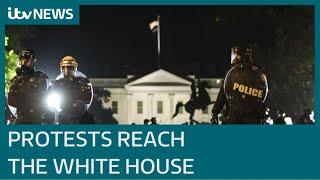 Protesters besiege White House as chaos sweeps Washington  ITV News