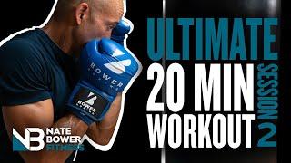 Ultimate 20 Minute Heavy Bag Workout Session 2  Boxing For Fat loss