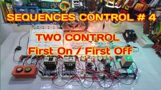 SEQUENCES CONTROL #4  Two Controls  First On  First Off Tagalog Basic Motor Control Tutorial