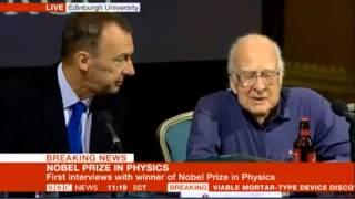 Prof Peter Higgs did not know he had won Nobel Prize