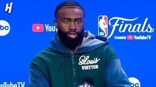 Jaylen Brown talks Game 4 Loss vs Mavericks FULL Postgame Interview 