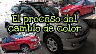 ¡Pasos para cambiarle el color a tu auto  Hojalateria y Pintura  Servicio Luna