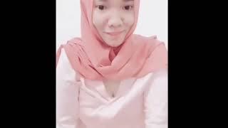 HIJAB STYLE  RECOMENDED COMEL HIJAB PINK SANGAT CANTIK DAN MENGGODA