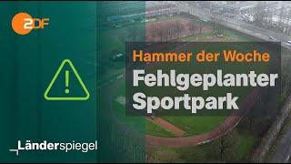 Fehlgeplanter Sportpark in Krefeld  Hammer der Woche vom 27.01.24  ZDF