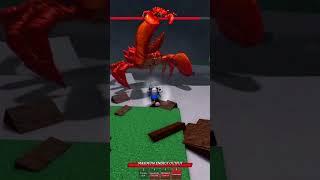 Crab boss in tsb #memes #roblox #anime